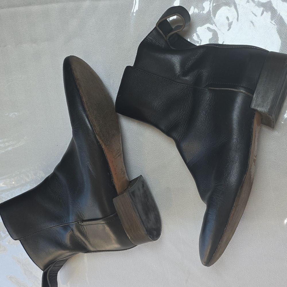 Chloe | Elegant Black Ankle Boots 7‎